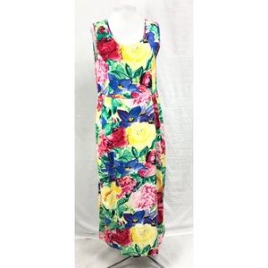 Vintage Jams World Tank Dress Floral Print